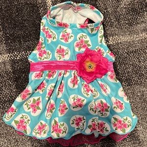 Floral dress for dogs